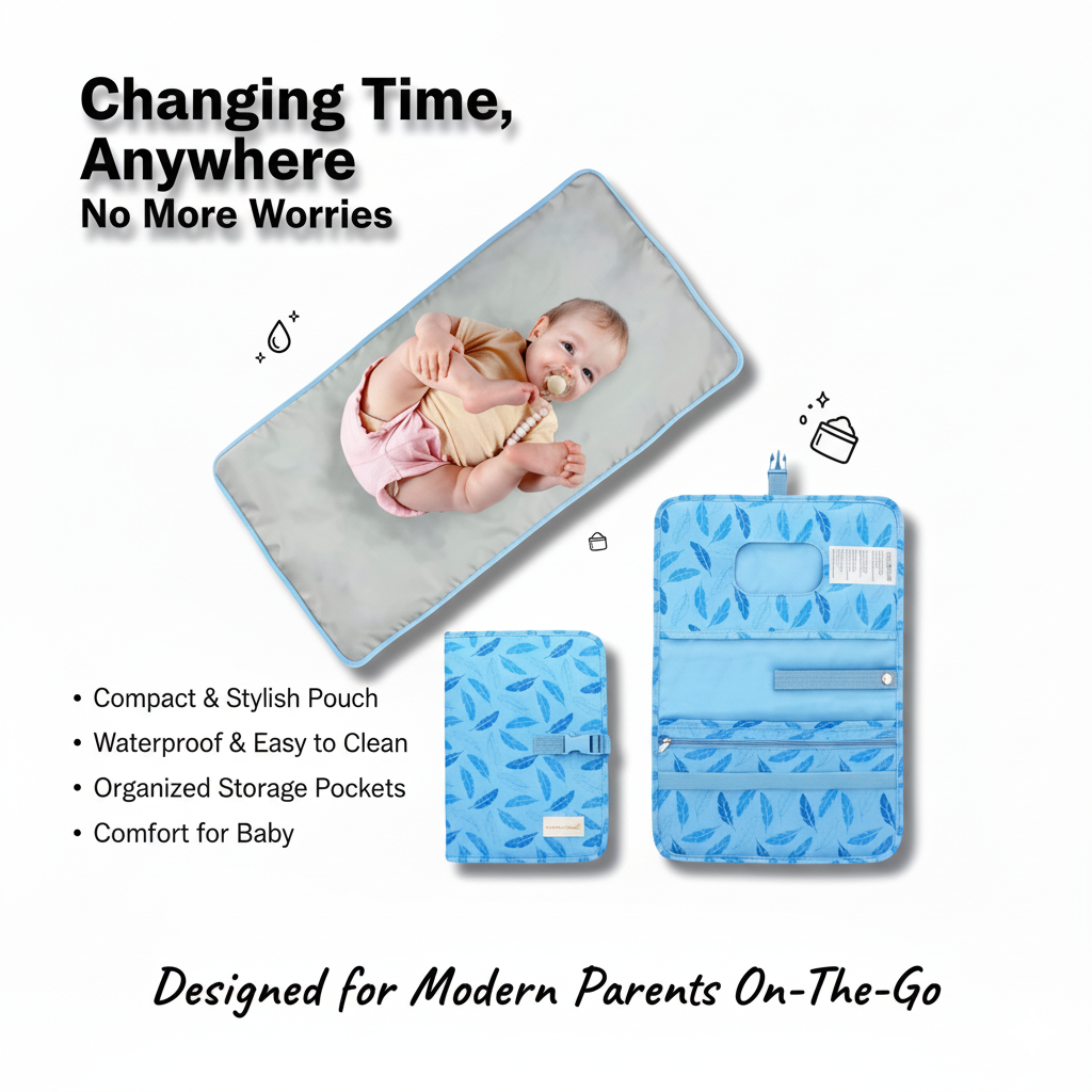 Portable Folding Baby Diaper Changing Mat