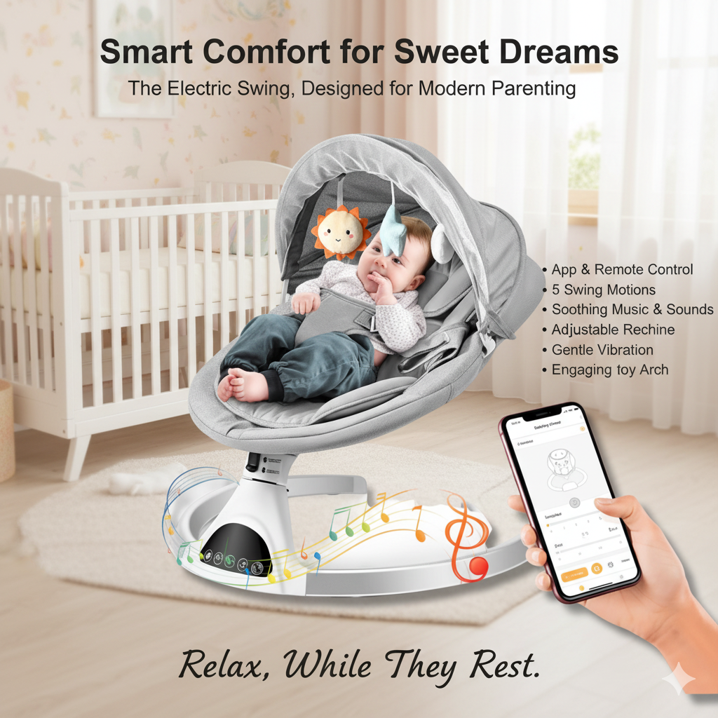 Electric Baby Swing Chair