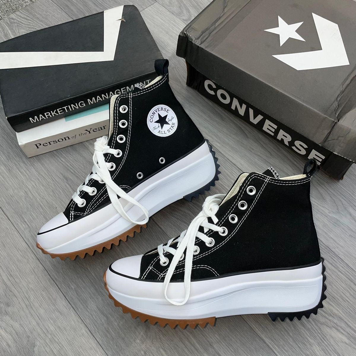 Converse Run Star Hike Platform Hi-Top Black