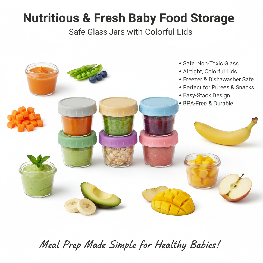 6PCS Baby food containers
