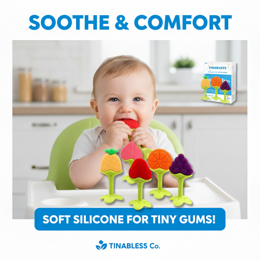 FocusBaby 4-Piece Baby Toy Set Teether  (Multicolour)