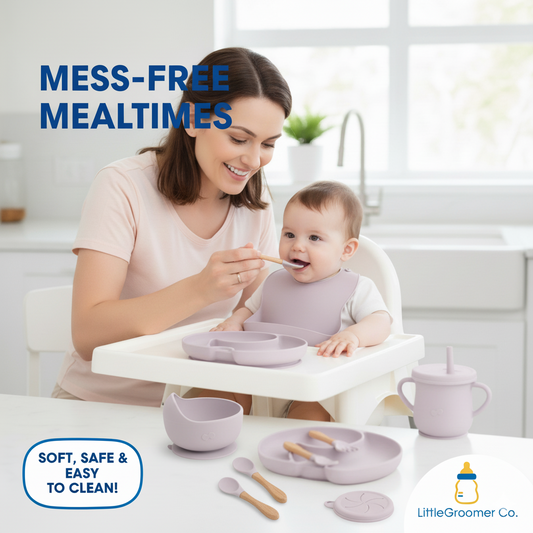 Complete Silicone Feeding Set (5-Piece)