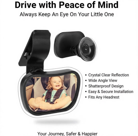 Sulfar Baby Car Backseat Safety Mirror