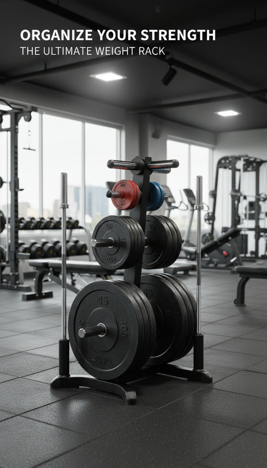 Weight Plate Tree + Bar Holders